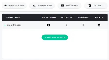 Private domains. How to get your own Temporary Email